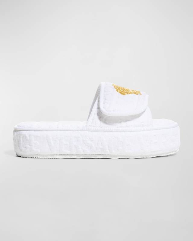 Logomania Open-Toe Slippers